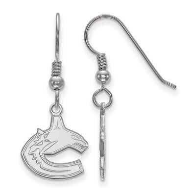 Vancouver Canucks Small Dangle Earring Wire Sterling Silver SS003CUC, MPN: SS003CUC, 886774719542