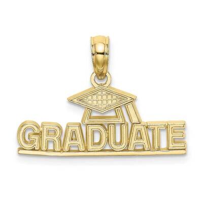 Graduate Under Cap Charm 10k Gold Polished 10K8814, MPN: 10K8814,