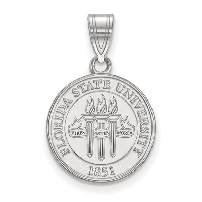 Florida State University Medium Crest Pendant Sterling Silver SS077FSU, MPN: SS077FSU, 886774683287