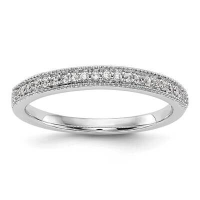 Diamond Wedding Band 14k White Gold RM2342B-013-WAA, MPN: RM2342B-013-WAA,