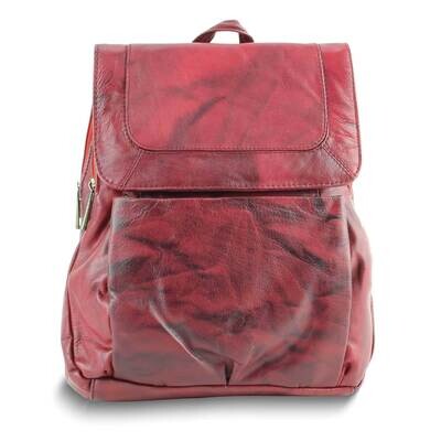 Ibiza Red Flap over Back Pack GM25093RED, MPN: GM25093RED,