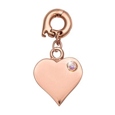Nikki Lissoni Love It Is Charm Rose Gold-Plated 15mm D1126RGS, MPN: D1126RGS, 8718819238621