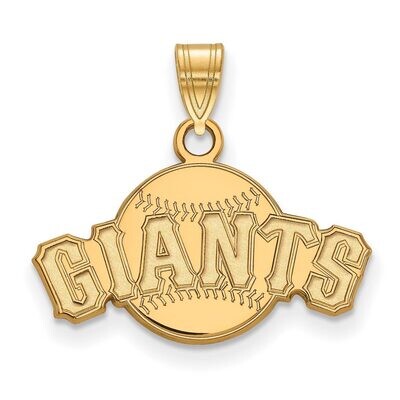 San Francisco Giants Small Pendant 14k Yellow Gold 4Y046GIT, MPN: 4Y046GIT, 886774882741