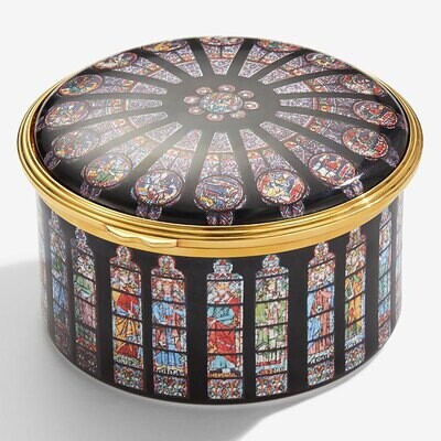 Halcyon Days The Rose Window of NotreDame Musical Enamel Box ENRND0151MG, MPN: ENRND0151MG,