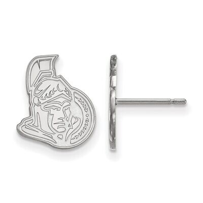 Ottawa Senators Small Post Earring 14k White Gold 4W008SEN, MPN: 4W008SEN, 886774835464