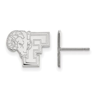 Fordham University Small Post Earring 10k White Gold 1W004FOU, MPN: 1W004FOU, 886774771908