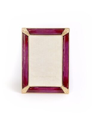 Jay Strongwater Leonard Pave Corner 4 x 6 Inch Picture Frame Bouquet SPF5830-289, MPN: SPF5830-289,