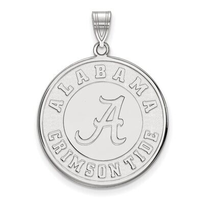 University of Alabama Extra Large Disc Pendant Sterling Silver SS088UAL, MPN: SS088UAL, 886774703305