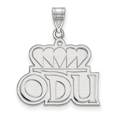 Old Dominion University Large Pendant 10k White Gold 1W020ODU, MPN: 1W020ODU, 886774782492