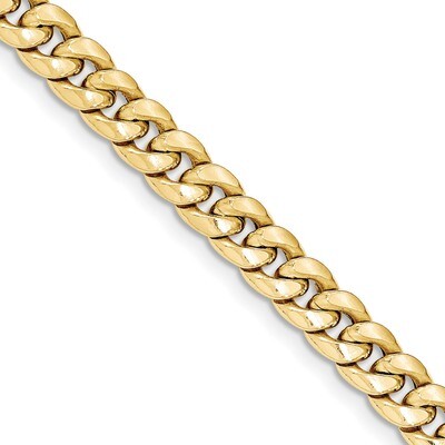 8 Inch Hollow Miami Cuban Chain 14k Gold BC156-8, MPN: BC156-8, 886774540269