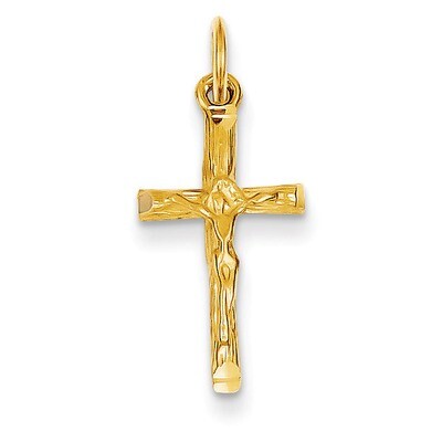 Crucifix Charm 14k Gold C795, MPN: C795, 883957247533