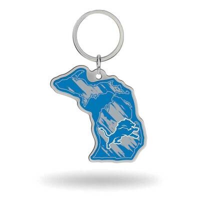 NFL Detroit Lions-Michigan State Shaped Key Ring GC8042, MPN: GC8042, 767345747747