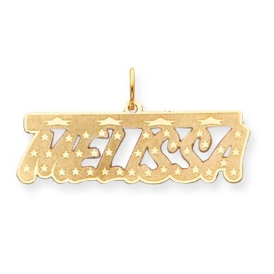 0.013 Gauge Bar with Stars Nameplate 14k Gold XNA80Y, MPN: XNA80Y, 191101542992