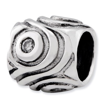 Sterling Silver Reflections Diamond Bead QRS2370