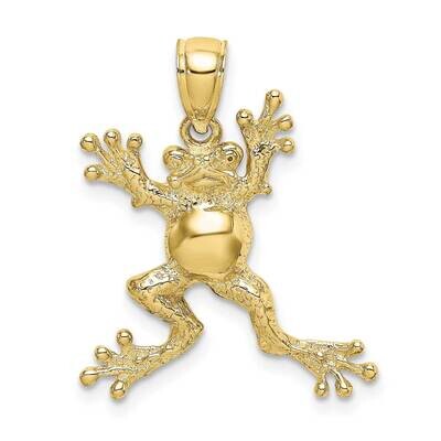 2-D Frog with Pot Belly Charm 10k Gold 10K6560, MPN: 10K6560, 191101010217