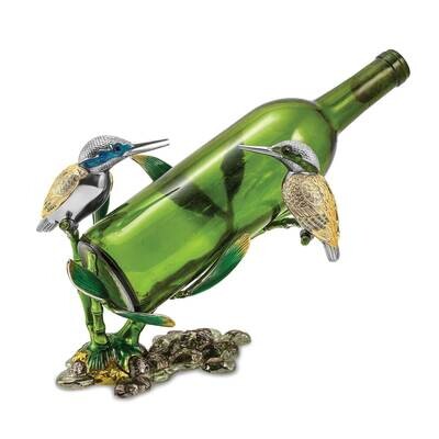 Bejeweled Crystal Enameled 2 Hummingbird Bottle Holder BJ4084, MPN: BJ4084, 191101084225
