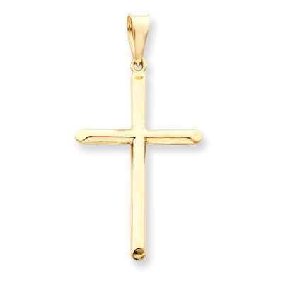3-D Hollow Cross Pendant 14k Gold C3627, MPN: C3627, 883957898179