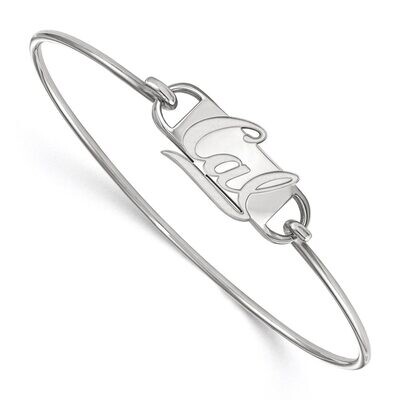 University of California Berkeley Small Ctr Wire Bangle Sterling Silver SS015UCB-7, MPN: SS015UCB-7…