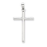 Hollow Cross Pendant 14k White Gold D3168, MPN: D3168, 883957899237