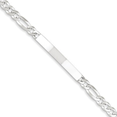 8.5 Inch ID Bracelet Sterling Silver QID187-8.5, MPN: QID187-8.5, 191101106729