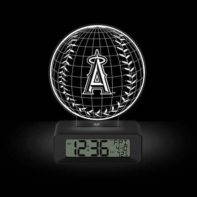 Game Time Los Angeles Angels LED 3D Illusion Alarm Clock GM25316-LAA, MPN: GM25316-LAA, 81006814075