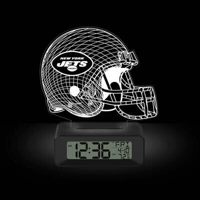 Game Time New York Jets LED 3D Illusion Alarm Clock GM25317-NYJ, MPN: GM25317-NYJ, 81006814115