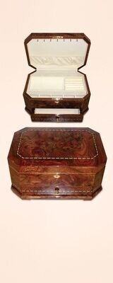 Tizo Kingdom Octagonal with drawer Wooden Jewelry Box, MPN: FS0181BX,