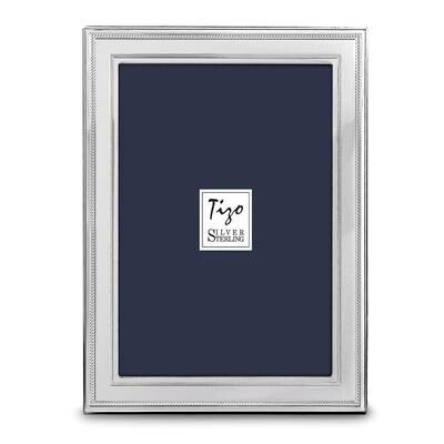 Double Beaded 4X6 Photo Picture Frame Sterling Silver GM19942, MPN: GM19942,
