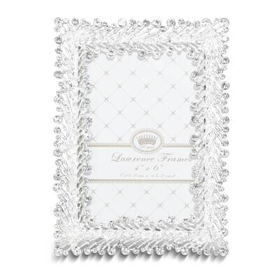 Jasmond Silver-tone Crystal 4 x 6 Inch Photo Picture Frame GM25405, MPN: GM25405, 751148077088