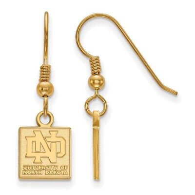 University of North Dakota x-Small Dangle Earring Wire Gold-plated Silver GP005UNOD, MPN: GP005UNOD…