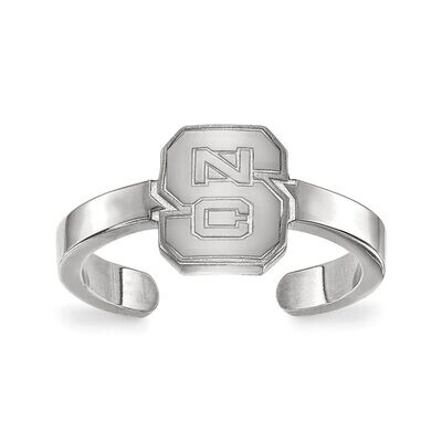 North Carolina State University Toe Ring Sterling Silver SS029NCS, MPN: SS029NCS, 886774691954