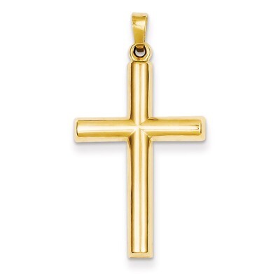 Hollow Cross Pendant 14k Gold XR246, MPN: XR246, 886774619989