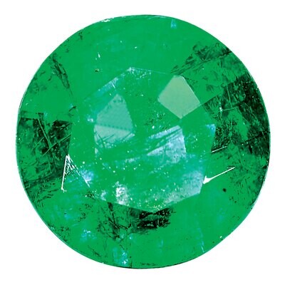 Emerald 2mm Round AA Quality Gemstone EM-0200-RDF-AA, MPN: EM-0200-RDF-AA,