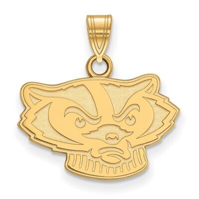 University of Wisconsin Small Pendant 14k Yellow Gold 4Y059UWI, MPN: 4Y059UWI, 886774885643
