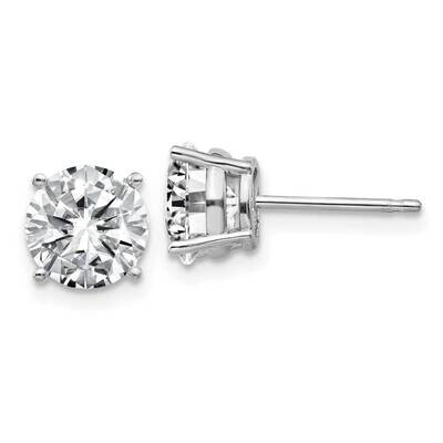 2.50ct. 7.0mm Round G H I True Light Moissanite Earrings 14k White Gold WG326-13MT, MPN: WG326-13MT…