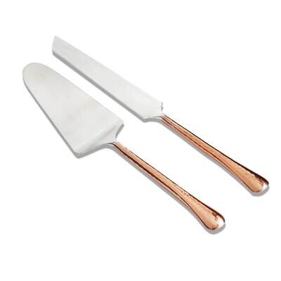 Hammered Copper-tone 11 inch Cake Server Set GM22372, MPN: GM22372, 15227725223