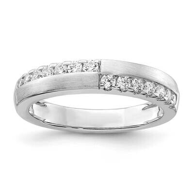 Si1/Si2, G H I, Band 14k White Gold Lab Grown Diamond RM8922-038-7WLG, MPN: RM8922-038-7WLG, 883957…