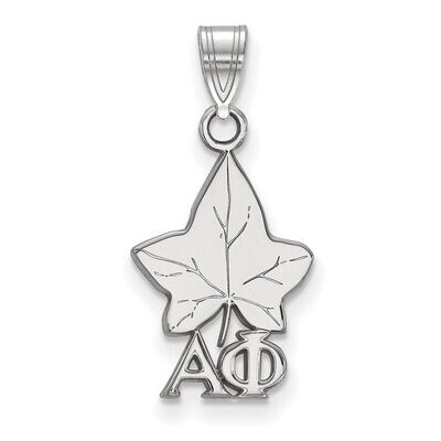 Alpha Phi Small Pendant Sterling Silver SS035APH, MPN: SS035APH, 886774607092