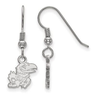 University of Kansas Extra Small Dangle Earring Wire Sterling Silver SS069UKS, MPN: SS069UKS, 88677…