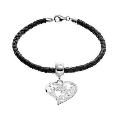 HEART WITH I MY FIREFIGHTER .75 BEAD BAIL AND BRACELE Sterling Silver PBS017BDSSBR, MPN: PBS017BDSS…