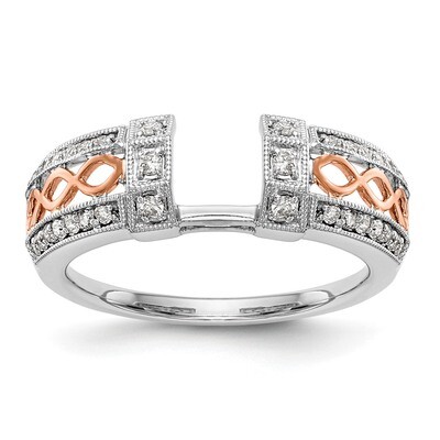 Rose Gold Diamond Wrap 14k White Gold RM3089B-026-RWAA, MPN: RM3089B-026-RWAA, RM3089B-026-RWAA_HOM