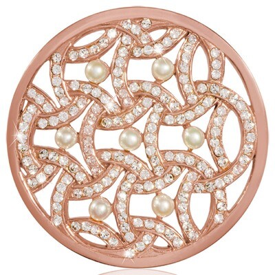 Nikki Lissoni Hidden Treasures Rose Gold-Plated 43mm Coin C1384RGL, MPN: C1384RGL, 8718627469378