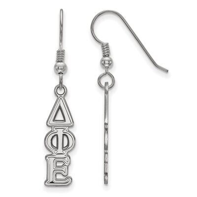 Delta Phi Epsilon Dangle Medium Earrings Sterling Silver SS004DPH, MPN: SS004DPH, 886774599090