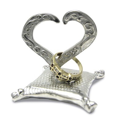Pewter Open Heart Ring Holder GM20613, MPN: GM20613, 191101416903