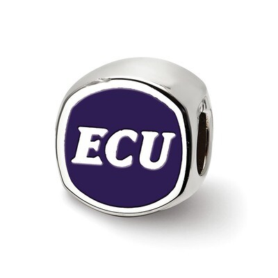 East Carolina U Primary Cushion Shape Bead Sterling Silver SS501ECU, MPN: SS501ECU, 810680029570