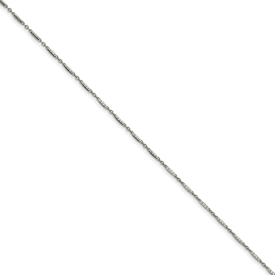 18 Inch 1.80mm Fancy Link Chain Necklace Stainless Steel Polished SRN2252 by Chisel, MPN: SRN2252, …
