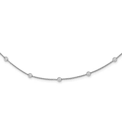 Diamond Vs/Si, D E F, Fancy Station Necklace 14k White Gold True Origin Lab Grown PM1008-100-WLD-16…