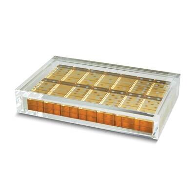 Lucite Gold Domino Set GM26024, MPN: GM26024,