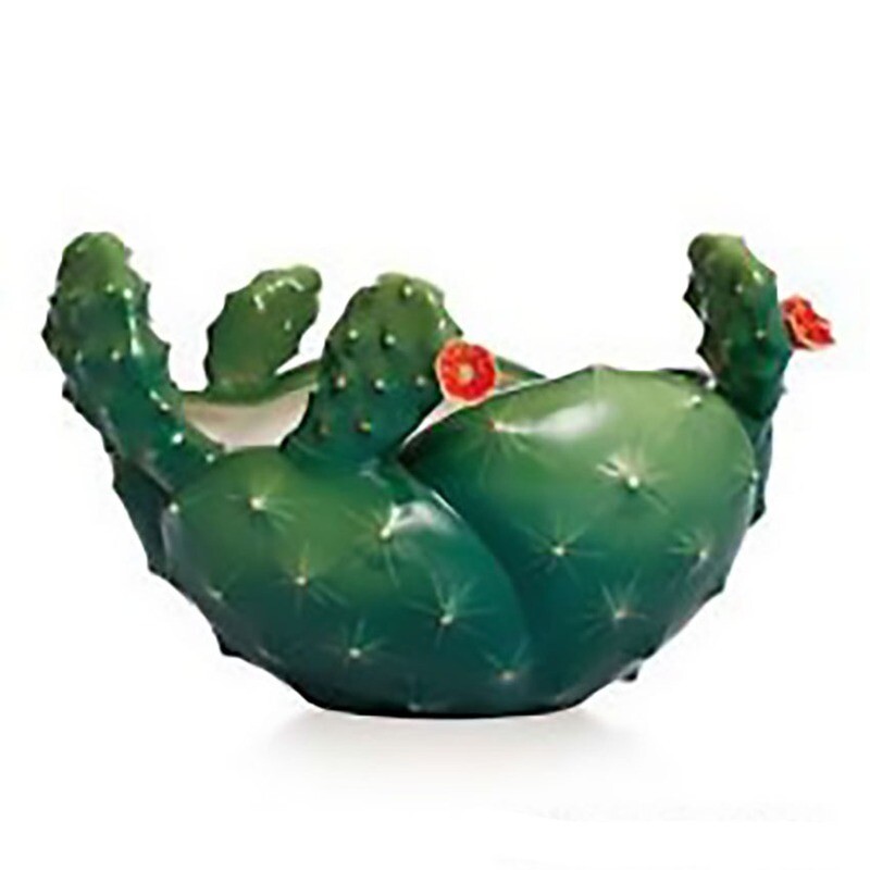 Franz Porcelain Wild Wonder Cactus Bowl FZ02234 - HomeBello