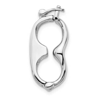 11x23 Cz Shortener Sterling Silver Rhodium-plated SS5051, MPN: SS5051, 886774015316